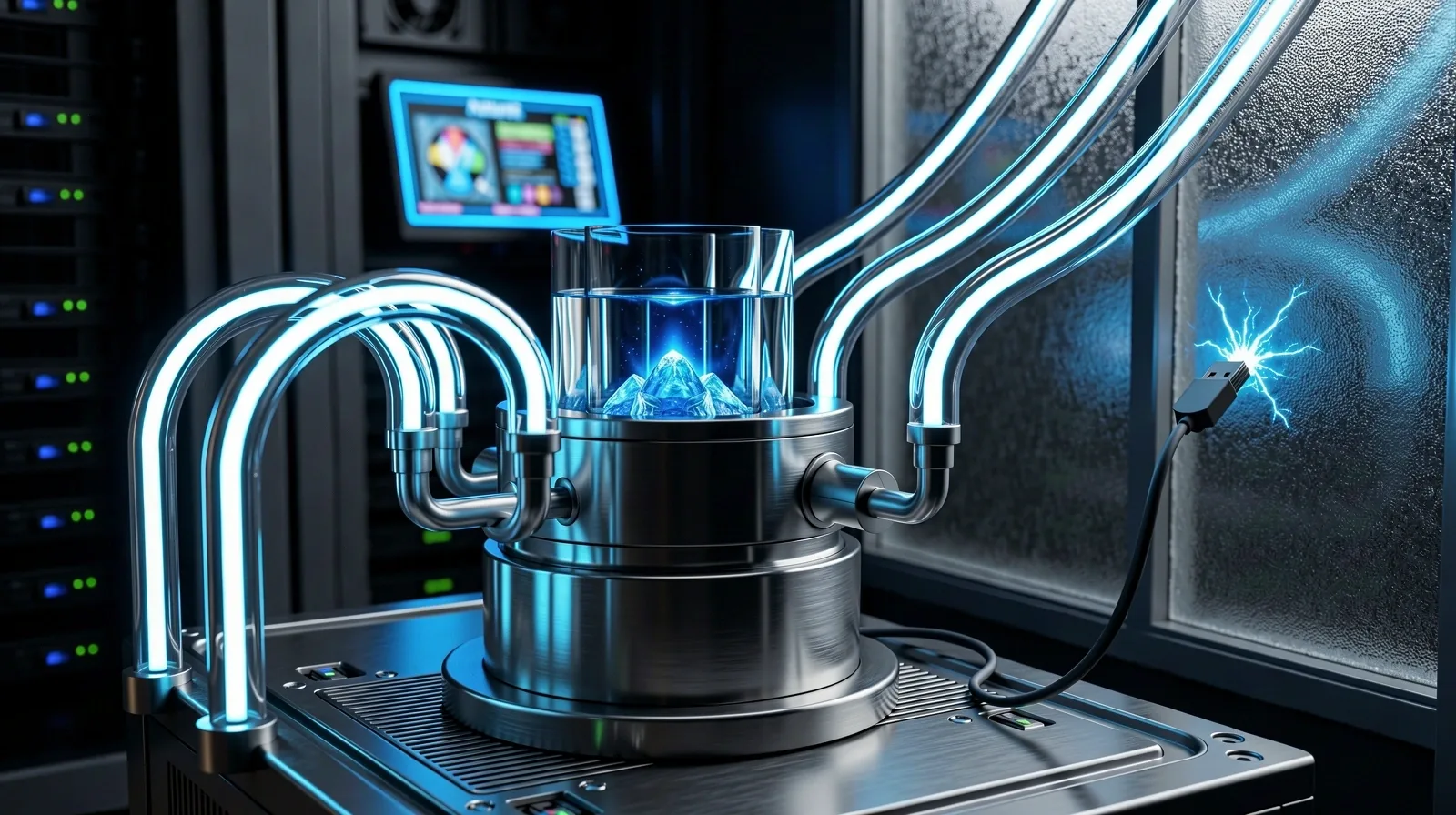 Futuristic TavernXR cooling core
